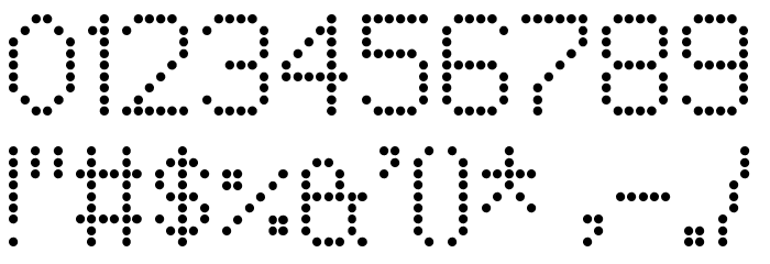 Metro Time Sign Regular Font OTHER CHARS