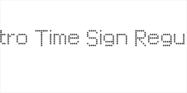 Metro Time Sign Regular Logo