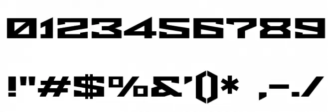 Metro Font OTHER CHARS