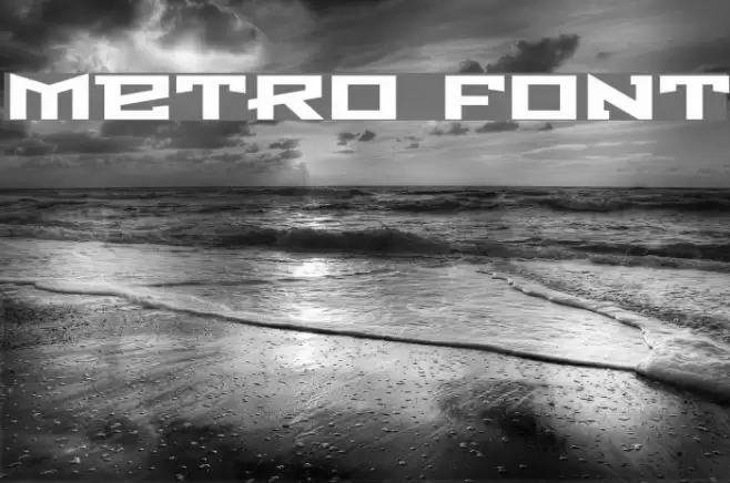 Metro Font examples