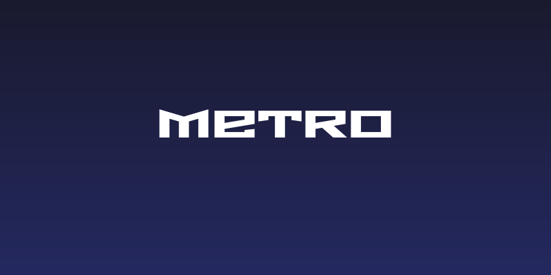 Metro Social Header