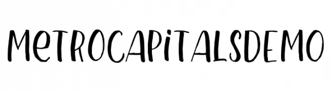 MetroCapitalsDEMO  フリーフォントのダウンロード