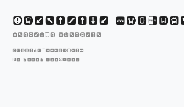 MetroFont Regular Business Card