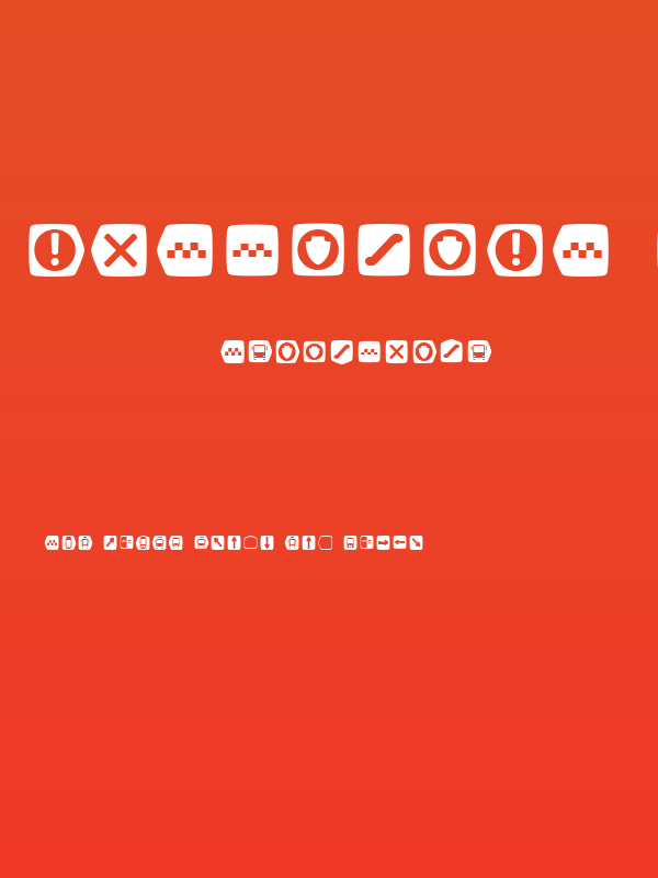 MetroFont Regular Poster