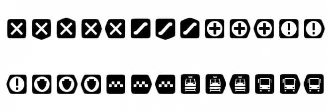 MetroFont Fonte MAIÚSCULAS