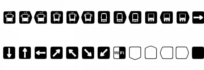 MetroFont Font LOWERCASE