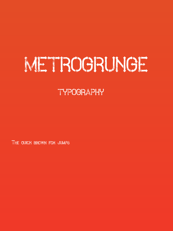 MetroGrunge Poster