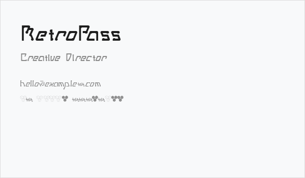 MetroPass Business Card