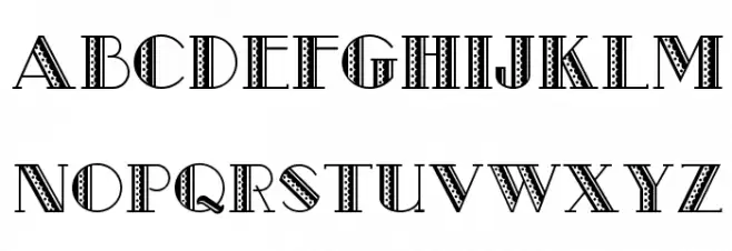 MetroRetroNF Font LOWERCASE