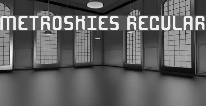 MetroSkies-Regular Example 1