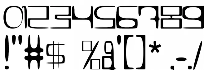 MetroSlum Font OTHER CHARS