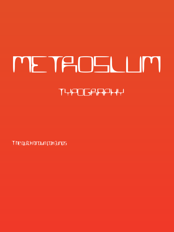 MetroSlum Poster