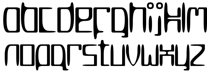 MetroSlum Font LOWERCASE