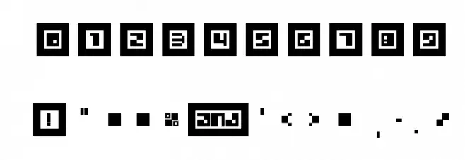 Metrobot Шрифта ДРУГИЕ символов