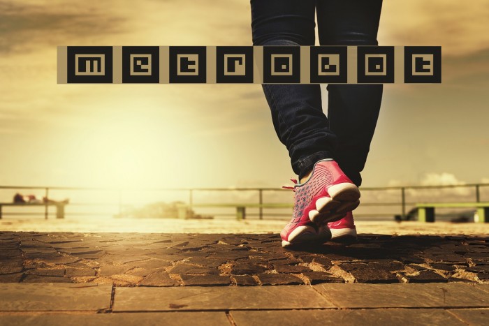 Metrobot Font examples