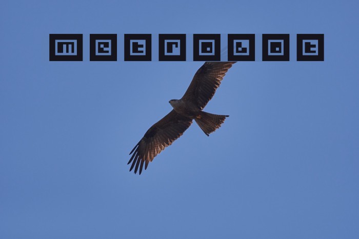 Metrobot Font examples