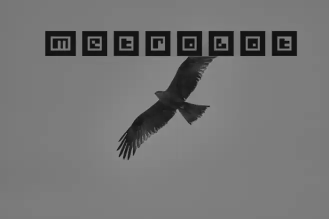 Metrobot Шрифта examples