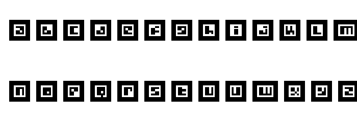 Metrobot Font LOWERCASE