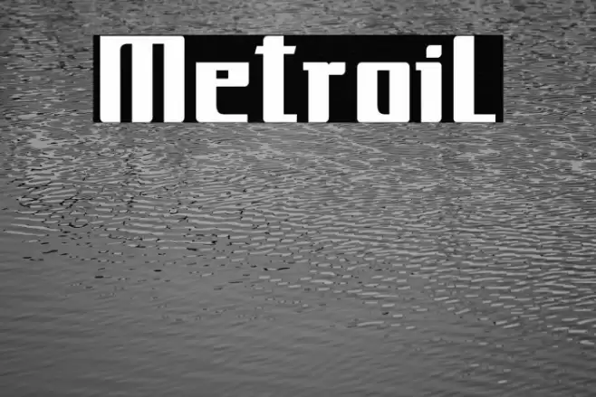 MetroiL Font examples