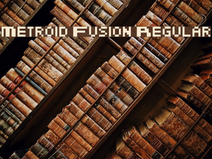 Metroid Fusion Regular Font examples