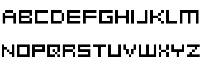 Metroid Prime: Hunters TTF Font LOWERCASE