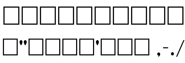 Metroliner Regular Font OTHER CHARS