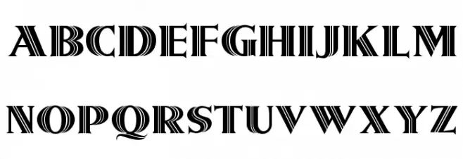 Metroliner Regular Font UPPERCASE