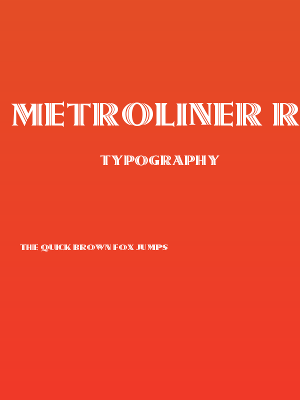 Metroliner Regular Poster