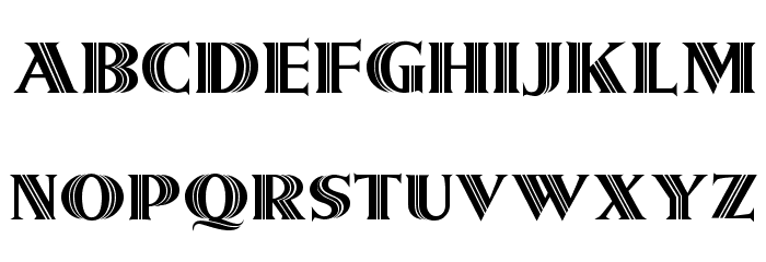 Metroliner Regular Font LOWERCASE