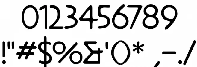 Metrolox Font OTHER CHARS