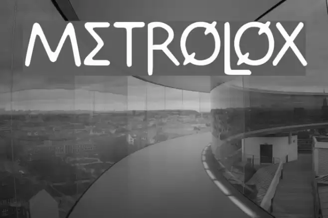 Metrolox Font examples