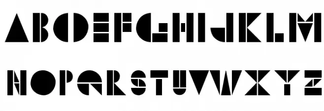 Metron Font UPPERCASE