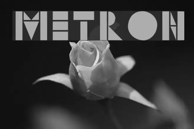 Metron Font examples