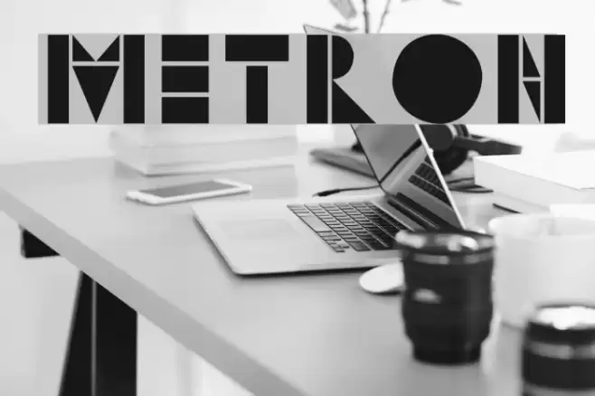 Metron Font examples
