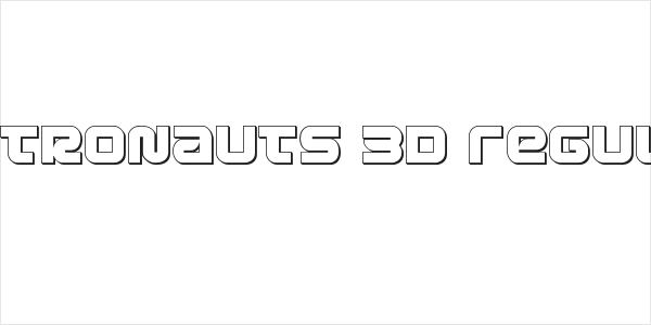 Metronauts 3D Regular Logo