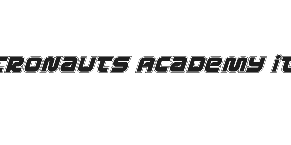 Metronauts Academy Italic Logo