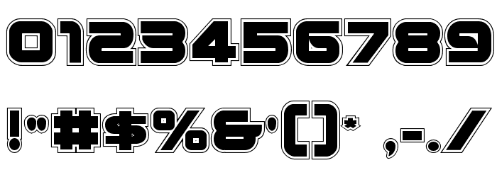 Metronauts Academy Regular Font OTHER CHARS