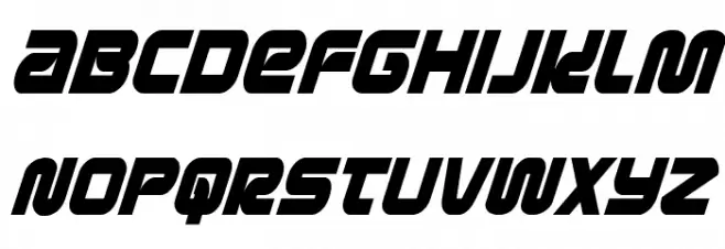Metronauts Condensed Italic Fuentes MINÚSCULAS