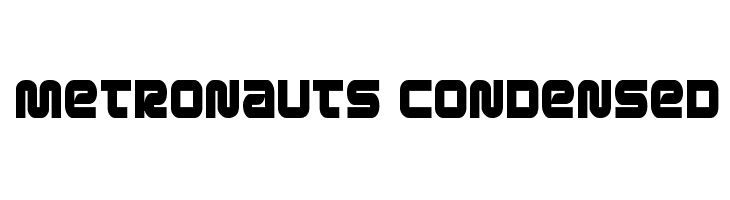 Metronauts Condensed  免费字体下载