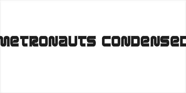 Metronauts Condensed Logo