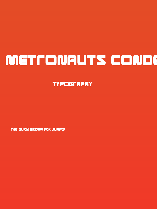 Metronauts Condensed Poster