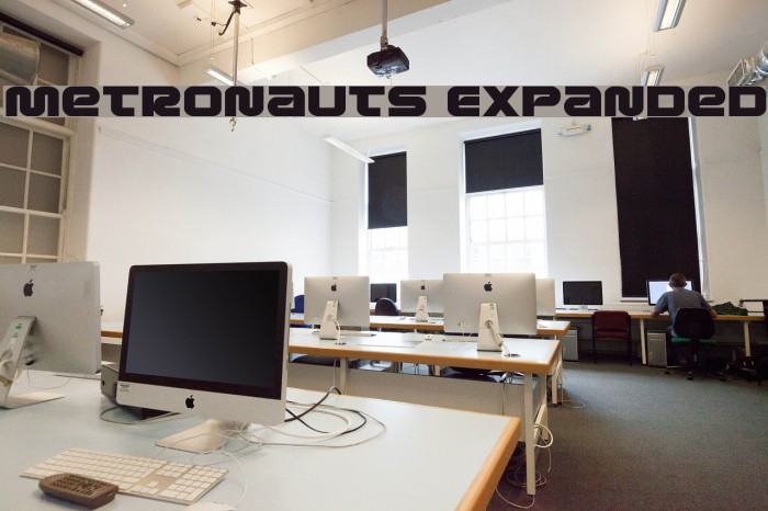 Metronauts Expanded Font examples
