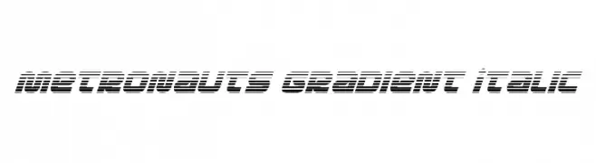 Metronauts Gradient Italic  Fuentes Gratis Descargar