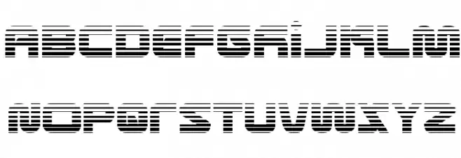 Metronauts Gradient Regular Polices MAJUSCULES