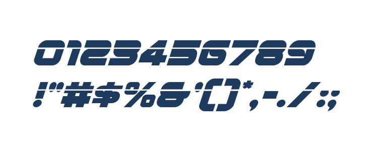 Metronauts Laser Italic Other Characters