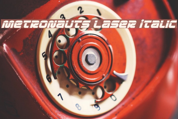 Metronauts Laser Italic Example 3
