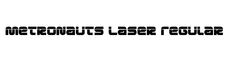 Metronauts Laser Regular  les polices de caractères gratuit tlcharger