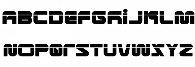 Metronauts Laser Regular フォント 大文字