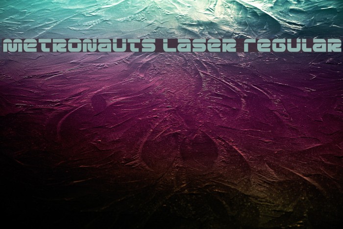Metronauts Laser Regular Font examples