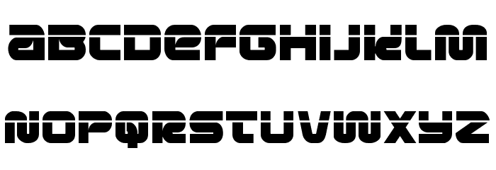 Metronauts Laser Font LOWERCASE